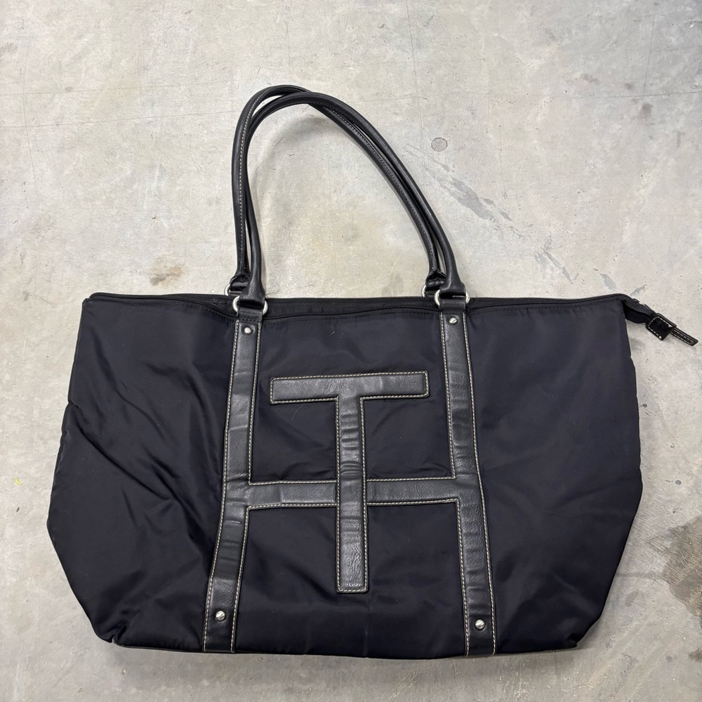 Tommy Hilfiger Black Large Tote Bag
